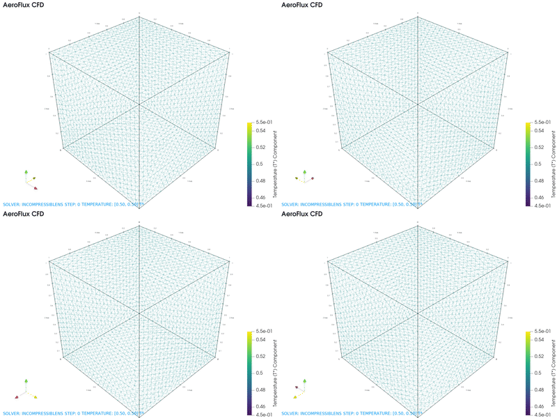 Natural Convection Temperature Simulation Output